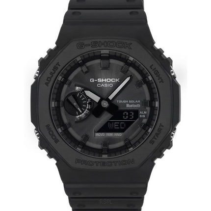 Casio G-Shock Analog Digital Mobile Link Cinturino in resina nera Tough Solar Power GA-B2100-1A 200M Orologio da uomo