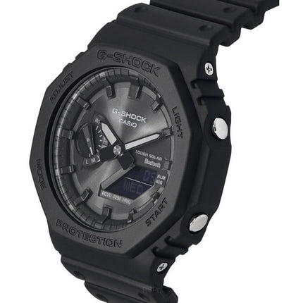 Casio G-Shock Analog Digital Mobile Link Cinturino in resina nera Tough Solar Power GA-B2100-1A 200M Orologio da uomo