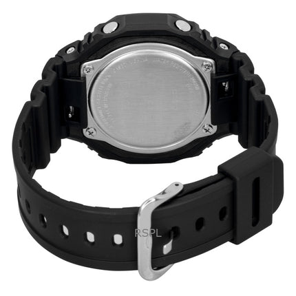 Orologio da uomo Casio G-Shock analogico digitale con collegamento per smartphone, cinturino in resina a base biologica, quadrante nero, solare GA-B2100BBR-1A 200M