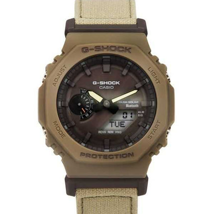 Casio G-Shock Analog Digital Smartphone Link Bluetooth Bronzo Quadrante Tough Solar GA-B2100CT-5A 200M Orologio da uomo
