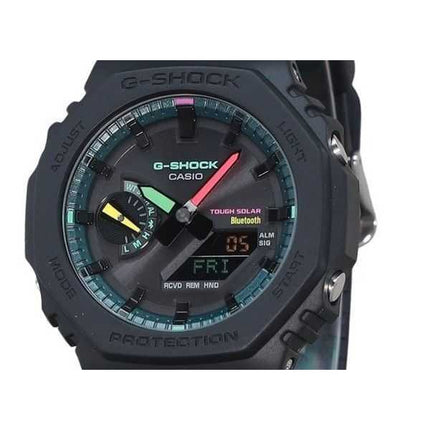 Casio G-Shock Analog Digital Smartphone Link Multi Fluorescent Accents Series Tough Solar GA-B2100MF-1A 200M Orologio da uomo