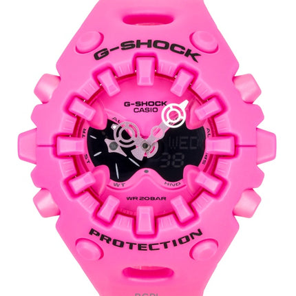 Da donna Casio G-Shock analogico digitale con cinturino in resina rosa, quadrante rosa, al quarzo GA-V01-4A 200M