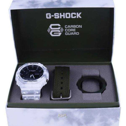 Orologio Casio G-Shock analogico digitale quadrante nero al quarzo GAE-2100GC-7A GAE2100GC-7 200M orologio da uomo