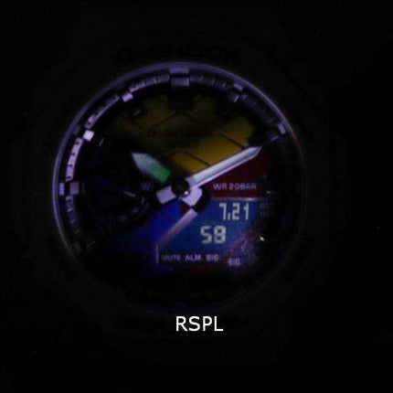 Orologio Casio RUBIK'S x G-Shock Limited Edition analogico digitale quadrante colorato al quarzo GAE-2100RC-1A GAE2100RC1 20