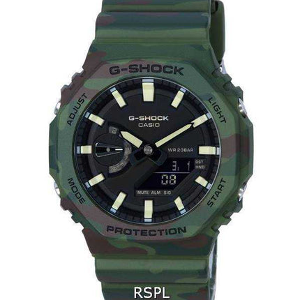 Casio G-Shock Analog Digital Quartz GAE-2100WE-3A GAE2100WE-3 200M Orologio da uomo con castone e set di cinturini