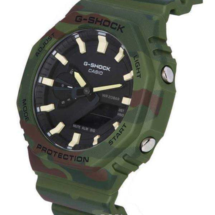 Casio G-Shock Analog Digital Quartz GAE-2100WE-3A GAE2100WE-3 200M Orologio da uomo con castone e set di cinturini