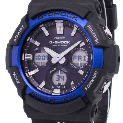 Orologio da uomo Casio G-Shock Tough Solar Analog Digital 200M GAS-100B-1A2 GAS100B-1A2