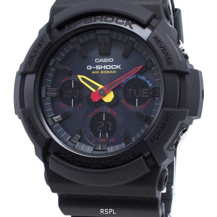 Orologio da uomo Casio G-Shock GAS-100BMC-1A GAS100BMC-1A Power Reserve Solar