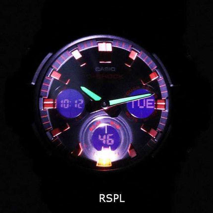 Orologio da uomo Casio G-Shock Analog Digital X Ignite Red Series Tough Solar GAS-100BNR-1A GAS100BNR-1 200M