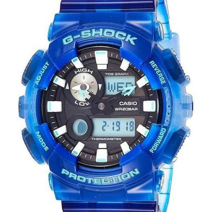 Orologio da uomo Casio G-Shock G-Lide analogico digitale cinturino in resina quadrante nero al quarzo GAX-100MSA-2A 200M