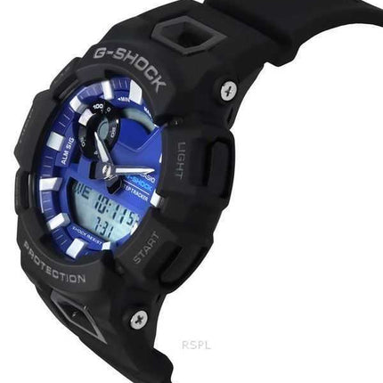 Casio G-Shock G-Squad Analog Digital Smartphone Link Cinturino in resina a base biologica Quadrante blu Quarzo GBA-900CB-1A 200M
