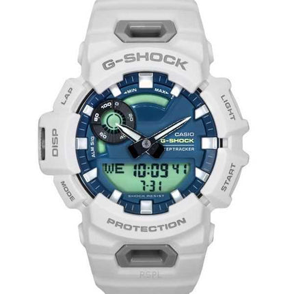 Casio G-Shock G-Squad Analog Digital Smartphone Link Cinturino in resina a base biologica Quadrante blu Quarzo GBA-900CB-7A 200M