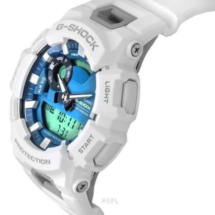 Casio G-Shock G-Squad Analog Digital Smartphone Link Cinturino in resina a base biologica Quadrante blu Quarzo GBA-900CB-7A 200M