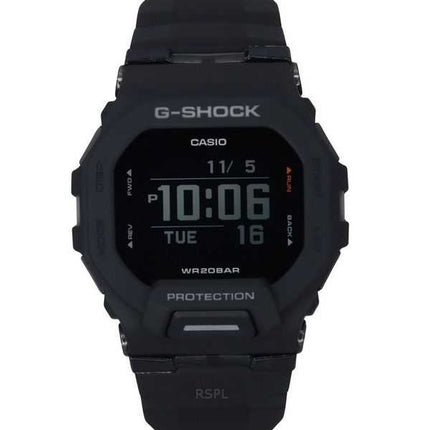 Casio G-Shock G-Squad Digital Smartphone Link Cinturino in resina nera Quarzo GBD-200-1 200M Orologio da uomo