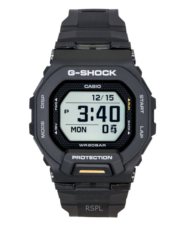 Orologio da uomo Casio G-Shock G-Squad Digital Smartphone Link con cinturino in resina nera al quarzo GBD-200-1A1 200M