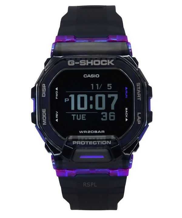 Casio G-Shock G-Squad Digital Smartphone Link Cinturino in resina al quarzo GBD-200SM-1A6 Orologio da uomo 200M
