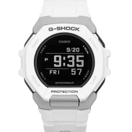 Casio G-Shock G-Squad Digital Smartphone Link Bianco Resina a base biologica Quarzo GBD-300-7 200M Orologio da uomo