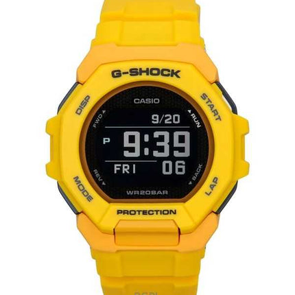 Casio G-Shock G-Squad Digital Smartphone Link Orologio da uomo al quarzo in resina biologica gialla GBD-300-9 200M