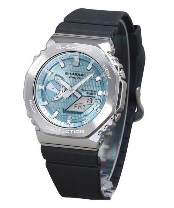 Casio G-Shock G-Steel Analog Digital Smartphone Link Ice Blue Dial Tough Solar GBM-2100A-1A2 200M Orologio da uomo