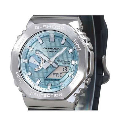 Casio G-Shock G-Steel Analog Digital Smartphone Link Ice Blue Dial Tough Solar GBM-2100A-1A2 200M Orologio da uomo