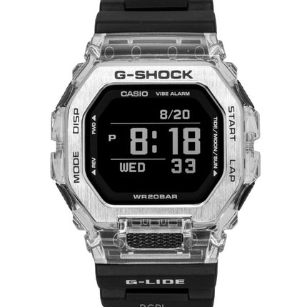 Orologio unisex Casio G-Shock G-Lide Digital Smartphone Link con cinturino in resina al quarzo GBX-100S-1 200M