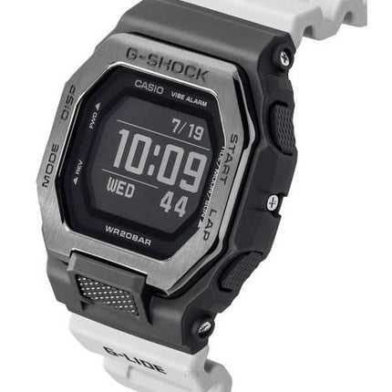 Orologio da uomo Casio G-Shock Move G-Lide Mobile Link digitale con cinturino in resina grigia al quarzo GBX-100TT-8 200M