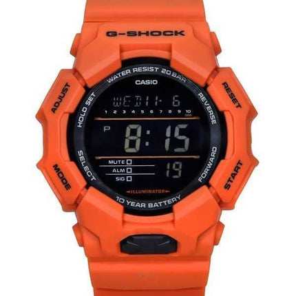 Casio G-Shock Digital Bio-Based Cinturino in Resina Arancione Quadrante Nero Quarzo GD-010-4 200M Orologio da Uomo