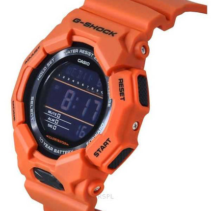 Casio G-Shock Digital Bio-Based Cinturino in Resina Arancione Quadrante Nero Quarzo GD-010-4 200M Orologio da Uomo