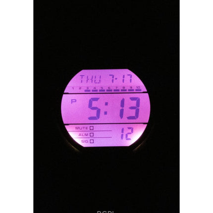 Orologio da uomo Casio G-Shock con cinturino in resina digitale al quarzo GD-010BBR-1 200M
