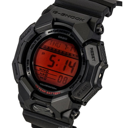 Orologio da uomo Casio G-Shock con cinturino in resina digitale al quarzo GD-010BBR-1 200M