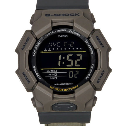 Orologio da uomo Casio G-Shock con cinturino in tessuto digitale al quarzo GD-010CE-5 200M