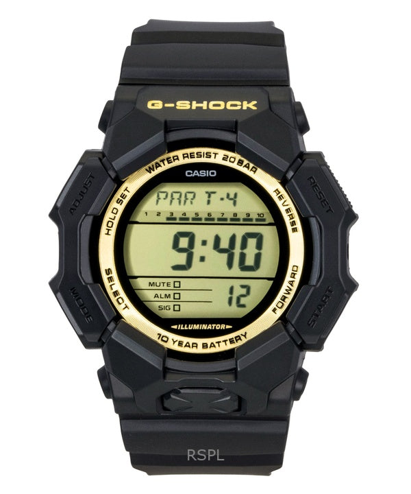 Orologio da uomo Casio G-Shock con cinturino in resina a base biologica, al quarzo digitale GD-010GB-1A9, 200 m