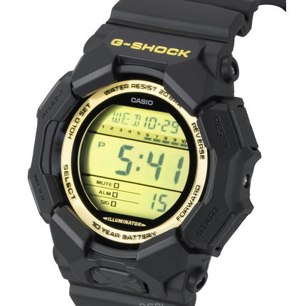 Orologio da uomo Casio G-Shock con cinturino in resina a base biologica, al quarzo digitale GD-010GB-1A9, 200 m