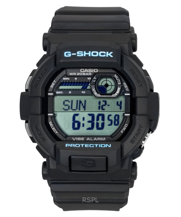 Orologio da uomo Casio G-Shock con cinturino in resina digitale al quarzo GD-350-1C 200M