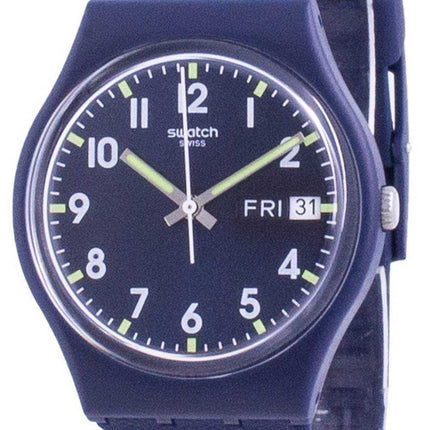 Orologio da donna Swatch Ultralavande quadrante viola cinturino in silicone al quarzo GE718