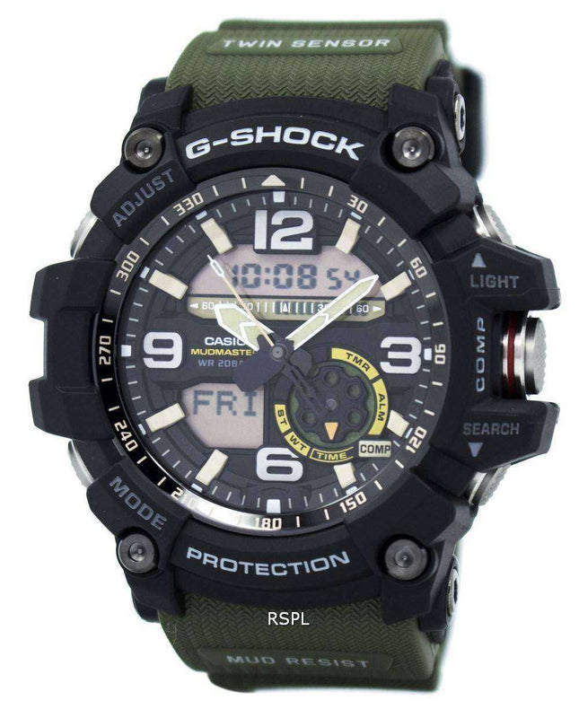 Casio G-Shock Mudmaster Analog Digital Twin Sensor GG-1000-1A3 GG1000-1A3 Orologio da uomo