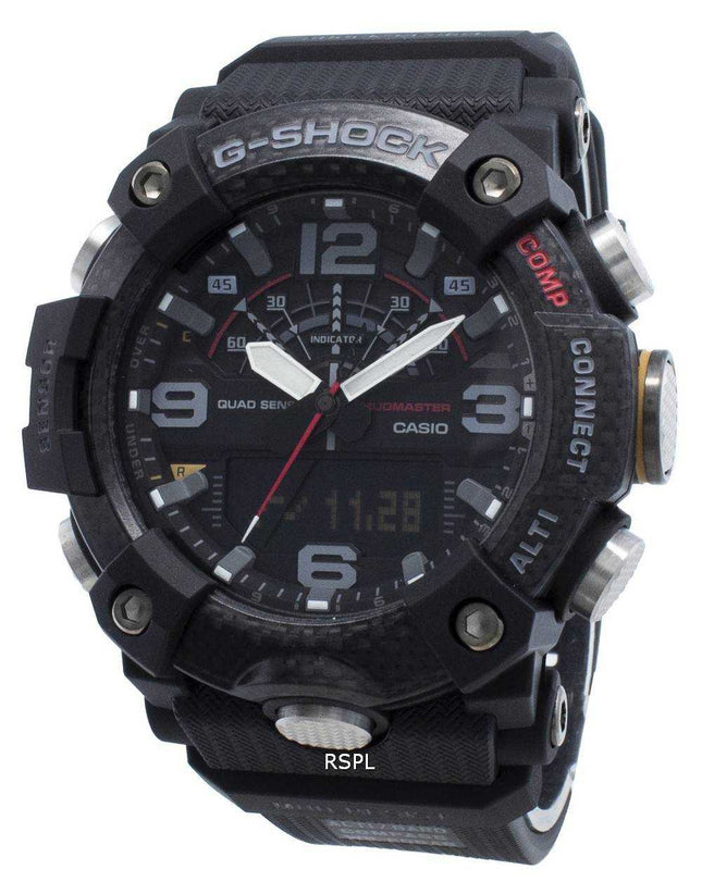 Orologio da uomo Casio G-Shock Mudmaster GG-B100-1A World Time 200M