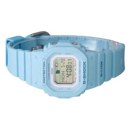 Casio G-Shock G-Lide Digital Light Blue Bio Based Resin Strap Quartz GLX-S5600-2 200M Orologio da donna