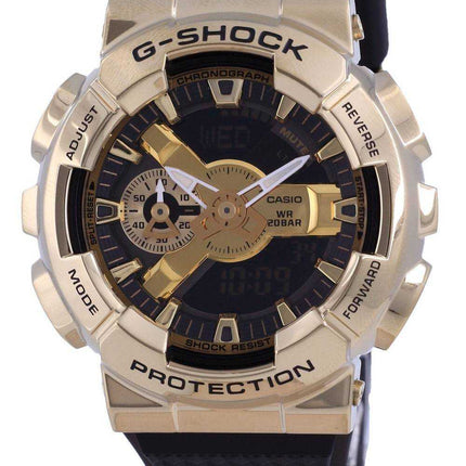 Orologio da uomo Casio G-Shock analogico digitale rivestito in metallo GM-110G-1A9 GM110G-1 200M