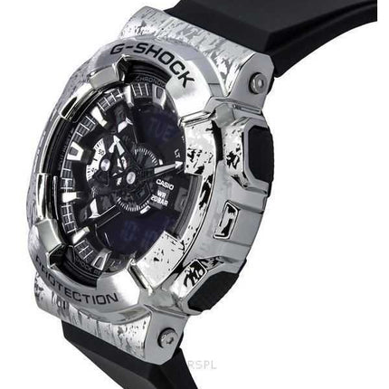 Casio G-Shock G-Steel Analog Digital Grunge Camouflage Cinturino in resina Quadrante nero Quarzo GM-110GC-1A 200M Orologio da uo