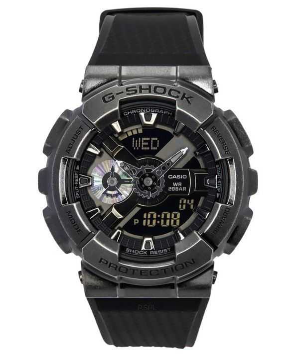 Orologio da uomo Casio G-Shock analogico digitale con cinturino in resina quadrante grigio al quarzo GM-110VB-1A 200M