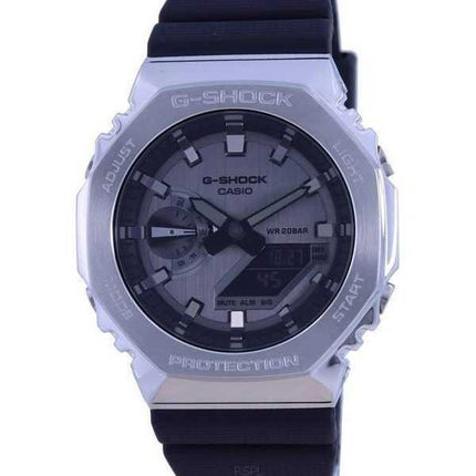 Orologio da uomo Casio G-Shock rivestito in metallo analogico digitale in resina GM-2100-1A GM2100-1 200M da uomo
