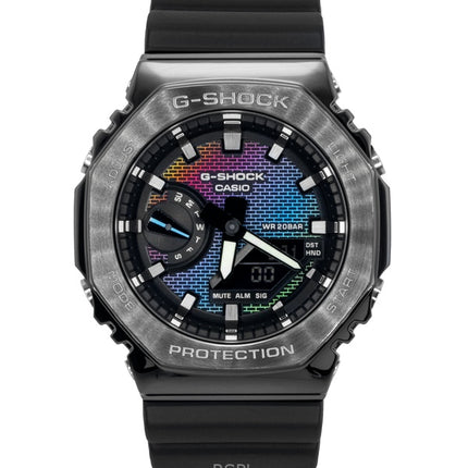 Orologio da uomo Casio G-Shock G-Steel analogico digitale con cinturino in resina a base biologica, quadrante multicolore, al quarzo GM-2100BRW-1A 200M