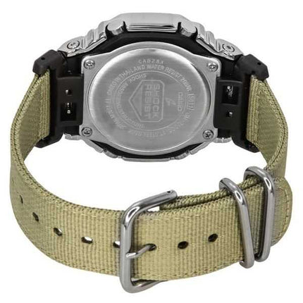 Orologio da uomo Casio G-Shock Utility Metal Collection analogico digitale cinturino in tessuto quadrante nero al quarzo GM-2100