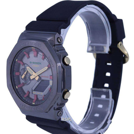 Orologio da uomo Casio G-Shock analogico digitale quadrante nero al quarzo GM-2100CH-1A GM2100CH-1 200M