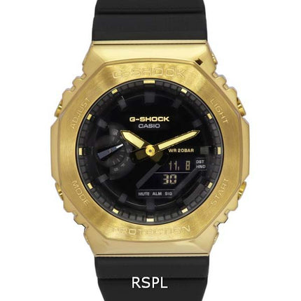 Orologio da uomo Casio G-Shock analogico digitale quadrante nero al quarzo GM-2100G-1A9 GM2100G-1A9 200M