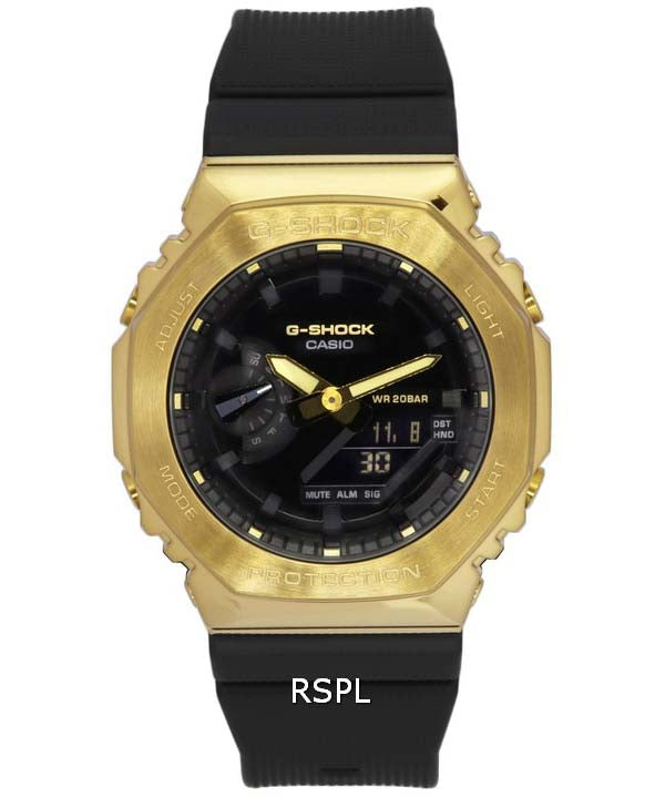 Orologio da uomo Casio G-Shock analogico digitale quadrante nero al quarzo GM-2100G-1A9 GM2100G-1A9 200M