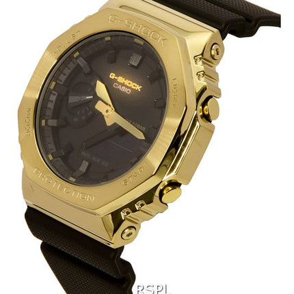 Orologio da uomo Casio G-Shock analogico digitale quadrante nero al quarzo GM-2100G-1A9 GM2100G-1A9 200M
