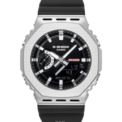 Orologio da uomo Casio G-Shock G-Steel analogico digitale con cinturino in resina a base biologica, quadrante blu, al quarzo GM-2100M-1A 200M
