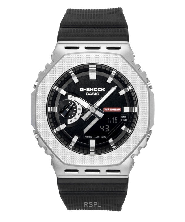 Orologio da uomo Casio G-Shock G-Steel analogico digitale con cinturino in resina a base biologica, quadrante blu, al quarzo GM-2100M-1A 200M